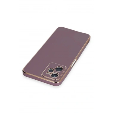 Mey İthalat®  Realme C35 Kılıf Volet Silikon - Mor