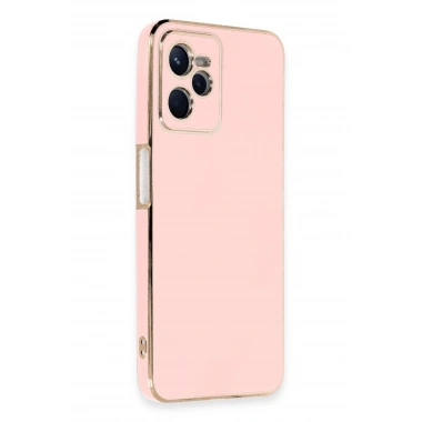 Mey İthalat®  Realme C35 Kılıf Volet Silikon - Pembe