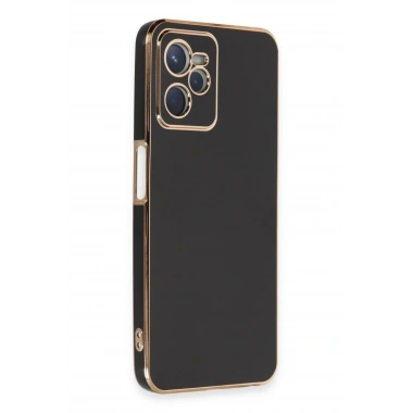 Mey İthalat®  Realme C35 Kılıf Volet Silikon - Siyah
