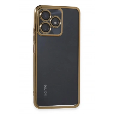 Mey İthalat®  Realme C53 Kılıf  Lensli Silikon - Gold