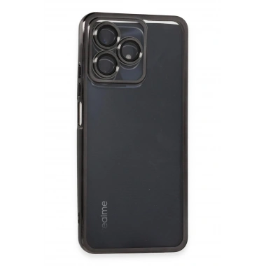 Mey İthalat®  Realme C53 Kılıf  Lensli Silikon - Siyah