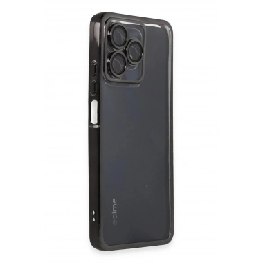 Mey İthalat®  Realme C53 Kılıf  Lensli Silikon - Siyah
