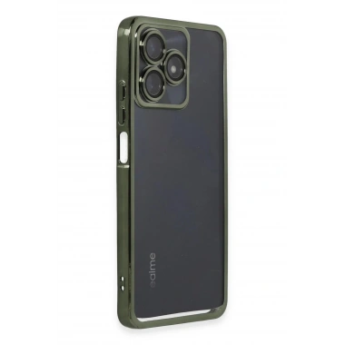 Mey İthalat®  Realme C53 Kılıf  Lensli Silikon - Yeşil