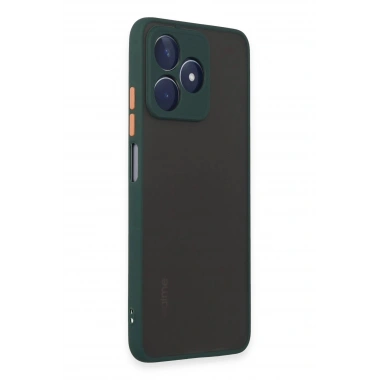 Mey İthalat®  Realme C53 Kılıf Montreal Silikon Kapak - Yeşil