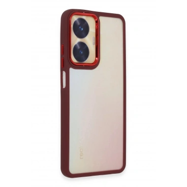 Mey İthalat® Realme C55 Kılıf Dora Kapak - Kırmızı