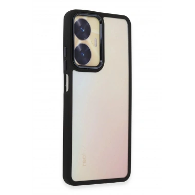Mey İthalat® Realme C55 Kılıf Dora Kapak - Siyah