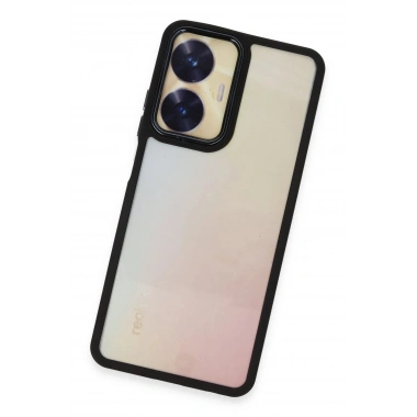 Mey İthalat® Realme C55 Kılıf Dora Kapak - Siyah
