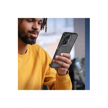 Mey İthalat® Realme C55 Kılıf Elegant Kapak - Siyah