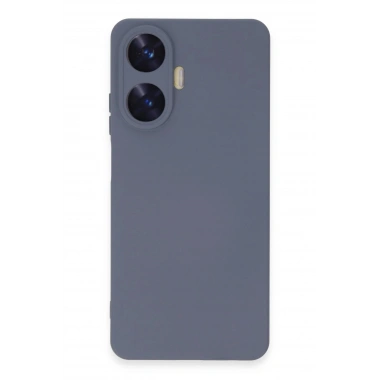 Mey İthalat®  Realme C55 Kılıf Nano içi Kadife Silikon - Gri