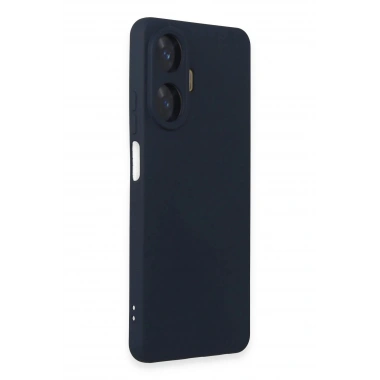 Mey İthalat®  Realme C55 Kılıf Nano içi Kadife Silikon - Lacivert