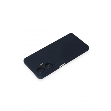 Mey İthalat®  Realme C55 Kılıf Nano içi Kadife Silikon - Lacivert