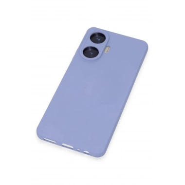 Mey İthalat®  Realme C55 Kılıf Nano içi Kadife Silikon - Lila