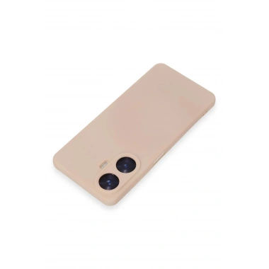 Mey İthalat®  Realme C55 Kılıf Nano içi Kadife Silikon - Pudra