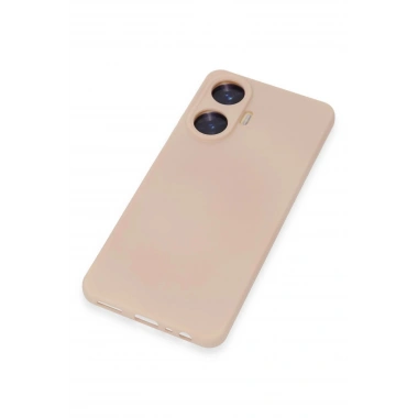 Mey İthalat®  Realme C55 Kılıf Nano içi Kadife Silikon - Pudra