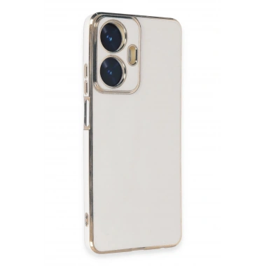 Mey İthalat®  Realme C55 Kılıf Volet Silikon - Beyaz