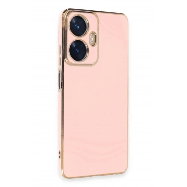 Mey İthalat®  Realme C55 Kılıf Volet Silikon - Pembe