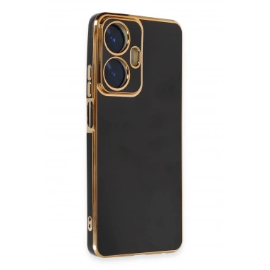 Mey İthalat®  Realme C55 Kılıf Volet Silikon - Siyah