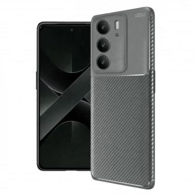 Mey İthalat®  Realme C75 4G Auto Focus Karbon Kapak - Gri