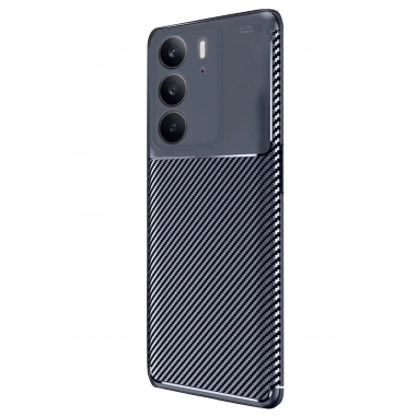 Mey İthalat®  Realme C75 4G Auto Focus Karbon Kapak - Lacivert