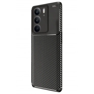 Mey İthalat®  Realme C75 4G Auto Focus Karbon Kapak - Siyah