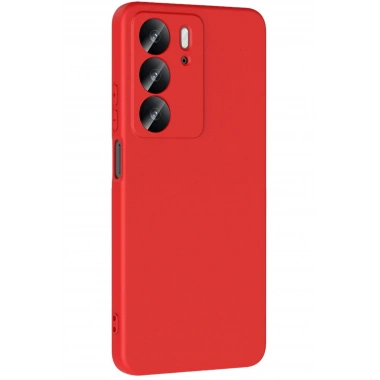 Mey İthalat®  Realme C75 4G First Silikon - Kırmızı
