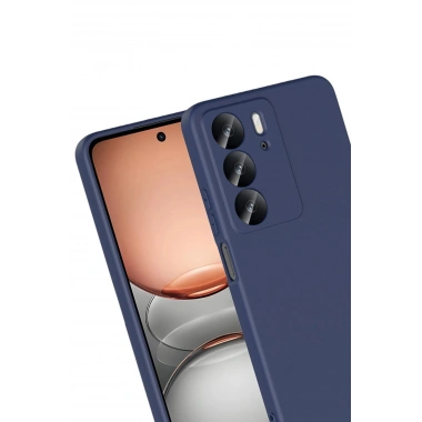 Mey İthalat®  Realme C75 4G First Silikon - Lacivert