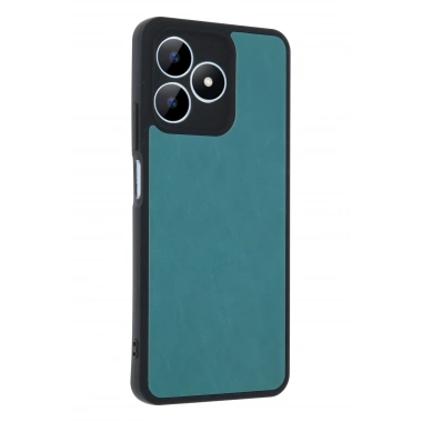 Mey İthalat®  Realme Note 50 4G Kılıf Aras Deri Kapak - Açık Yeşil