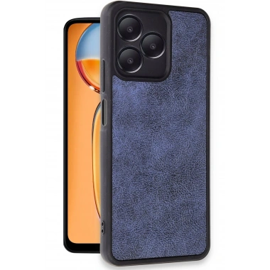 Mey İthalat®  Realme Note 50 4G Kılıf Aras Deri Kapak - Lacivert