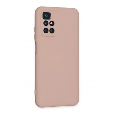 Mey İthalat®   Redmi 10 2022 Kılıf Nano içi Kadife Silikon - Pudra