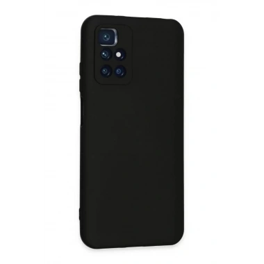 Mey İthalat®   Redmi 10 2022 Kılıf Nano içi Kadife Silikon - Siyah