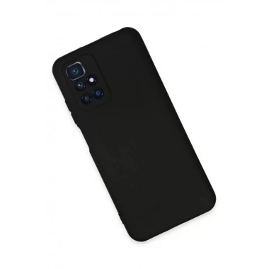 Mey İthalat®   Redmi 10 2022 Kılıf Nano içi Kadife Silikon - Siyah