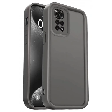Mey İthalat®   Redmi 10 2022 Kılıf Viera Silikon - Gri