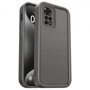 Mey İthalat®   Redmi 10 2022 Kılıf Viera Silikon - Gri