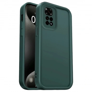 Mey İthalat®   Redmi 10 2022 Kılıf Viera Silikon - Koyu Yeşil