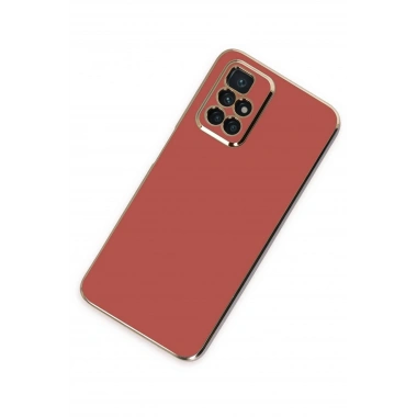 Mey İthalat®   Redmi 10 2022 Kılıf Volet Silikon - Kırmızı