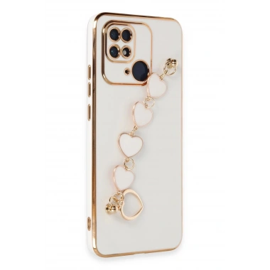 Mey İthalat® Redmi 10C Kılıf Esila Silikon - Beyaz