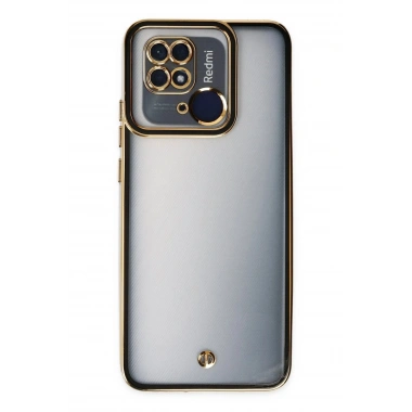 Mey İthalat® Redmi 10C Kılıf Liva Lens Silikon - Siyah
