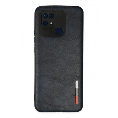 Mey İthalat® Redmi 10C Kılıf Loop Deri Silikon - Lacivert