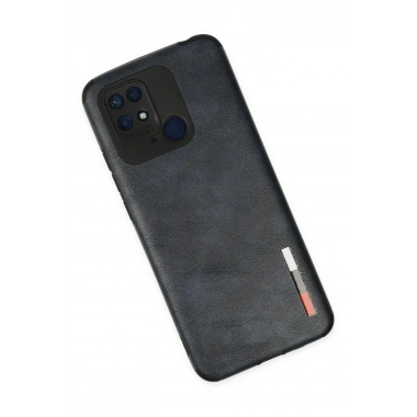 Mey İthalat® Redmi 10C Kılıf Loop Deri Silikon - Lacivert