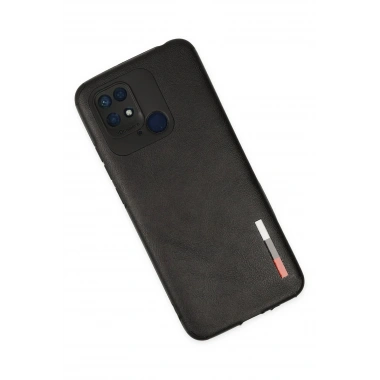 Mey İthalat® Redmi 10C Kılıf Loop Deri Silikon - Siyah