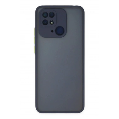 Mey İthalat®   Redmi 10C Kılıf Montreal Silikon Kapak - Lacivert