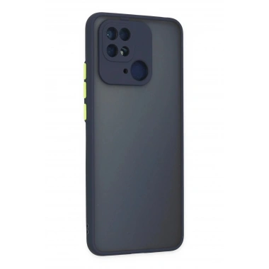 Mey İthalat®   Redmi 10C Kılıf Montreal Silikon Kapak - Lacivert