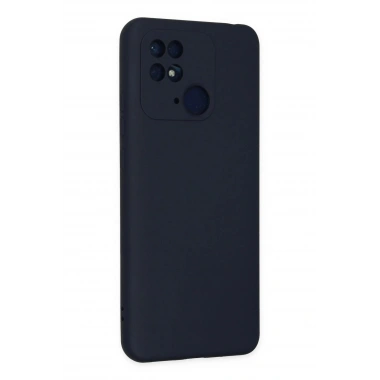 Mey İthalat®   Redmi 10C Kılıf Nano içi Kadife Silikon - Lacivert