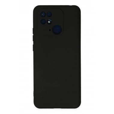 Mey İthalat®   Redmi 10C Kılıf Nano içi Kadife Silikon - Siyah