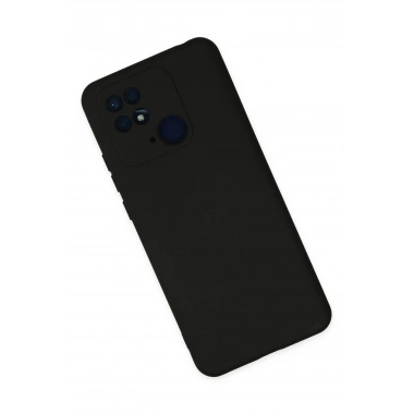 Mey İthalat®   Redmi 10C Kılıf Nano içi Kadife Silikon - Siyah