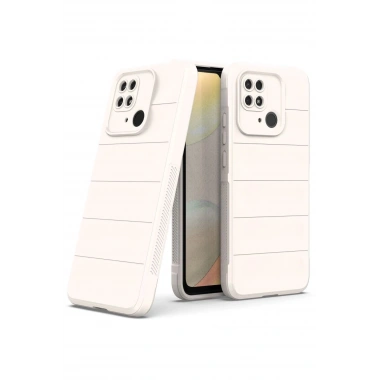 Mey İthalat®   Redmi 10C Kılıf Optimum Silikon - Krem