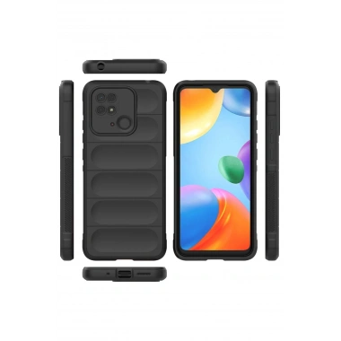 Mey İthalat®   Redmi 10C Kılıf Optimum Silikon - Siyah