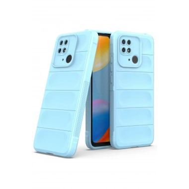 Mey İthalat®   Redmi 10C Kılıf Optimum Silikon - Sky Blue