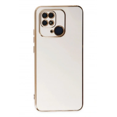 Mey İthalat®   Redmi 10C Kılıf Volet Silikon - Beyaz