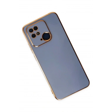 Mey İthalat®   Redmi 10C Kılıf Volet Silikon - Mavi